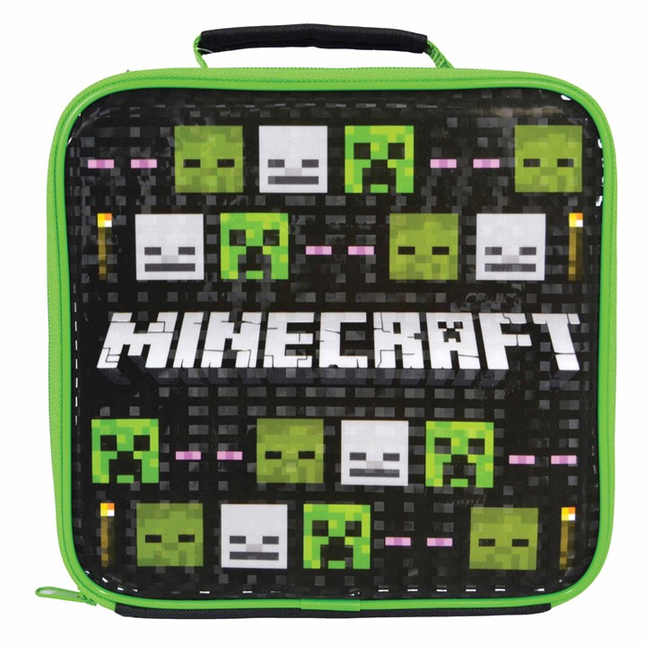 Minecraft, Mob Heads Lunch Bag