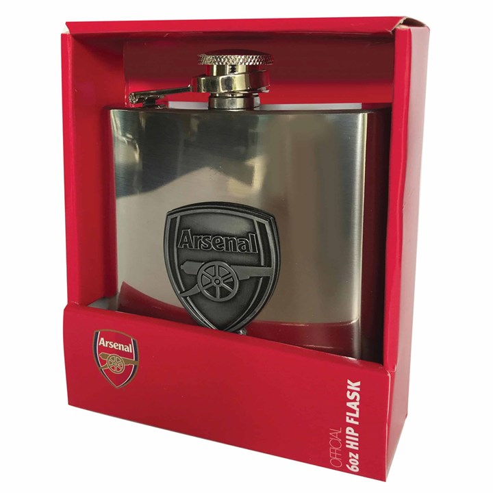 Arsenal FC Stainless Steel Hip Flask