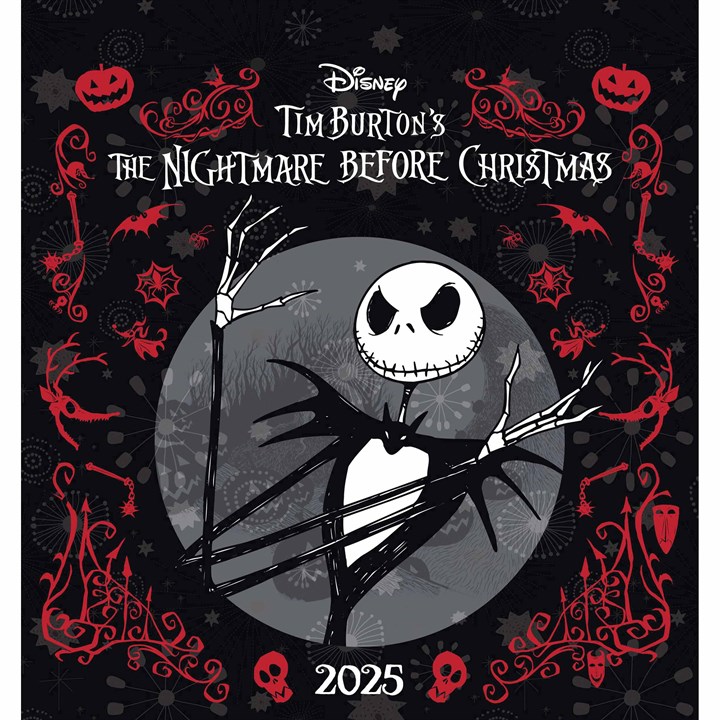 Disney, Nightmare Before Christmas Easel Desk Calendar 2025
