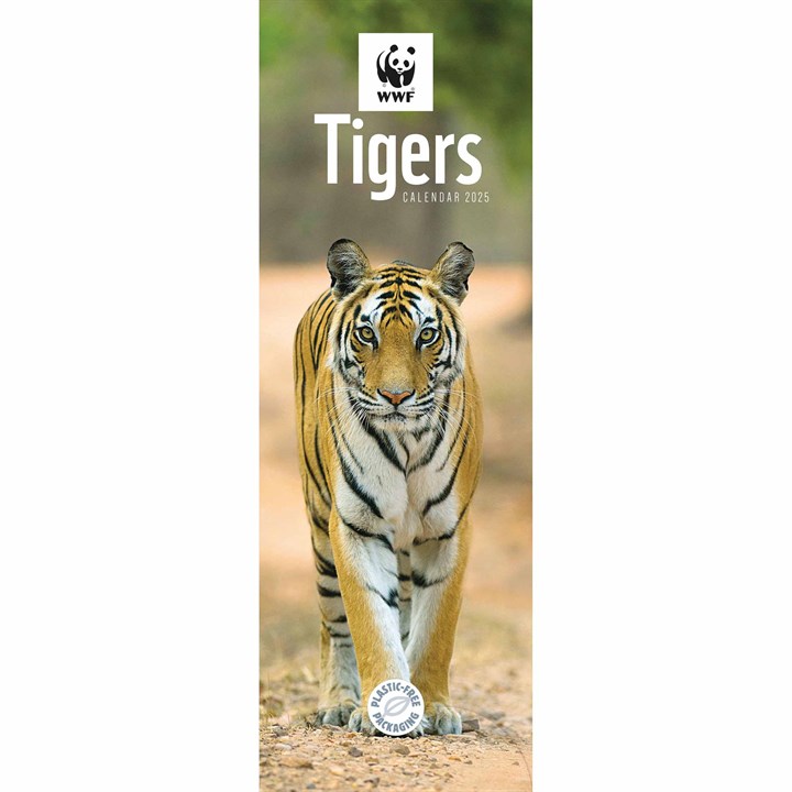 WWF, Tigers Slim Calendar 2025
