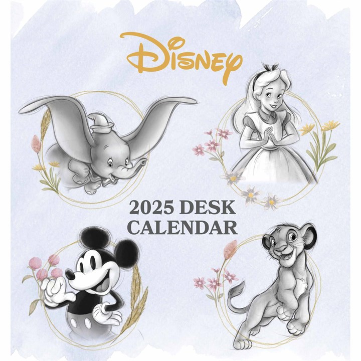 Disney Heritage Easel Desk Calendar 2025