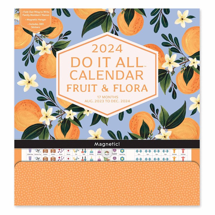 Do It All, Fruit & Flora Family Planner 2023 - 2024