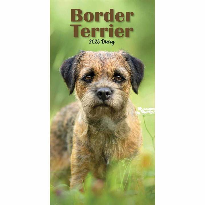 Border Terrier Slim Diary 2025
