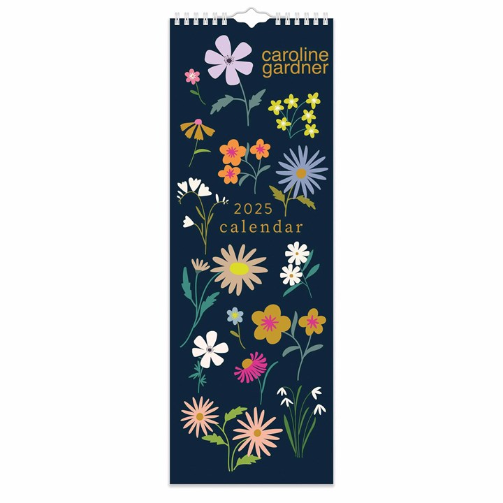 Caroline Gardner, Botanical Blooms Slim Calendar 2025