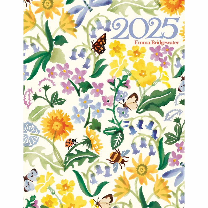 Emma Bridgewater, Wildflowers A5 Deluxe Diary 2025