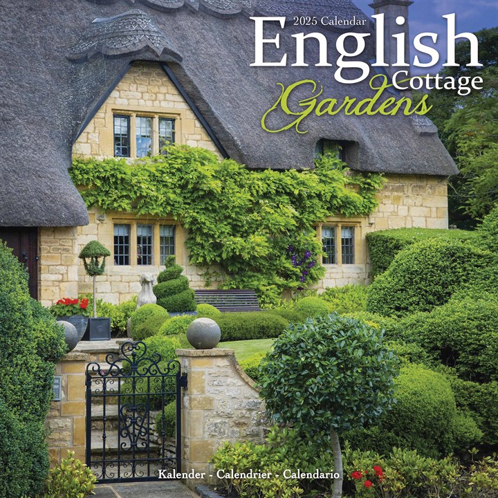 English Cottage Gardens Calendar 2025