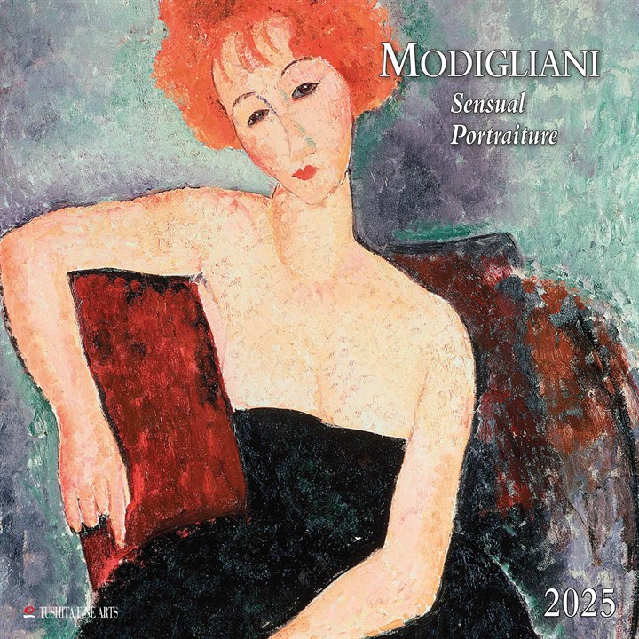 Modigliani, Sensual Portraiture Calendar 2025