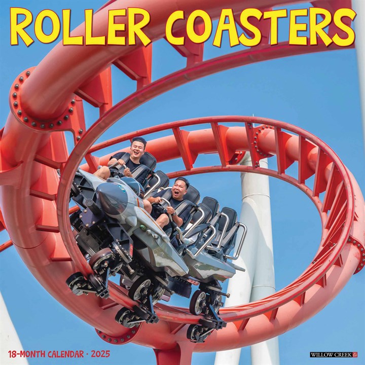 Roller Coasters Calendar 2025