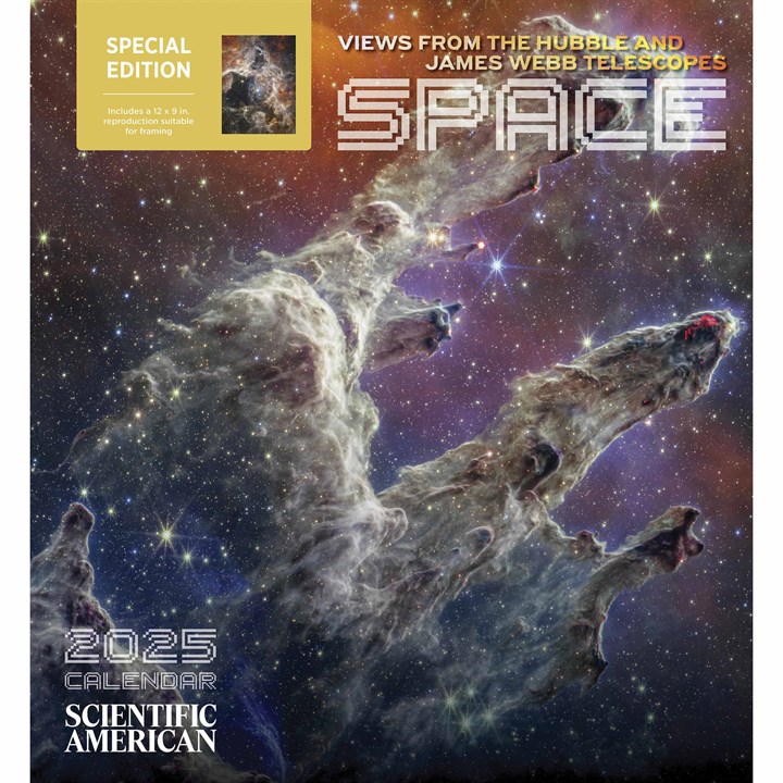 Space, Views From The Hubble Telescope Calendar 2025