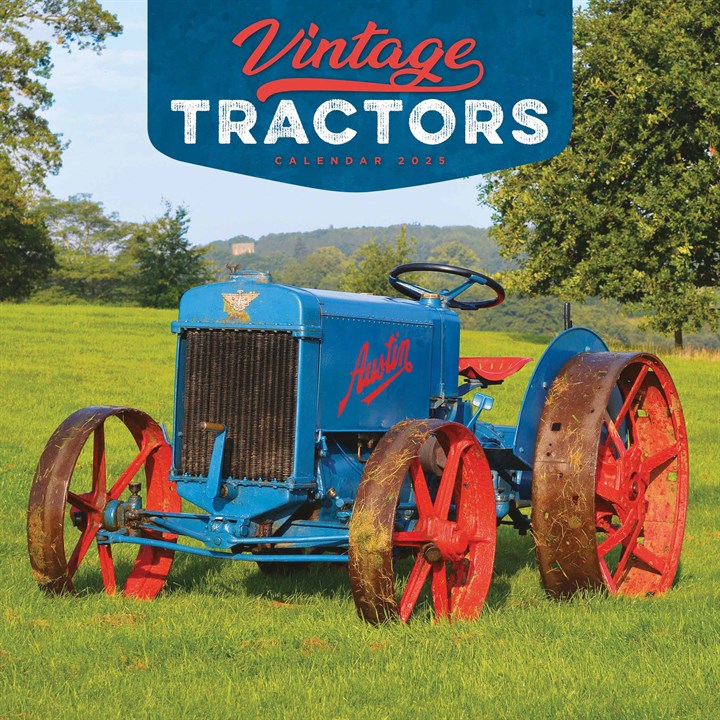 Vintage Tractors Calendar 2025
