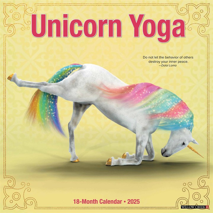 Unicorn Yoga Calendar 2025