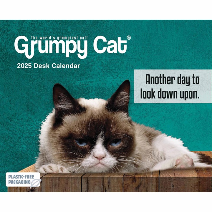 Grumpy Cat Desk Calendar 2025