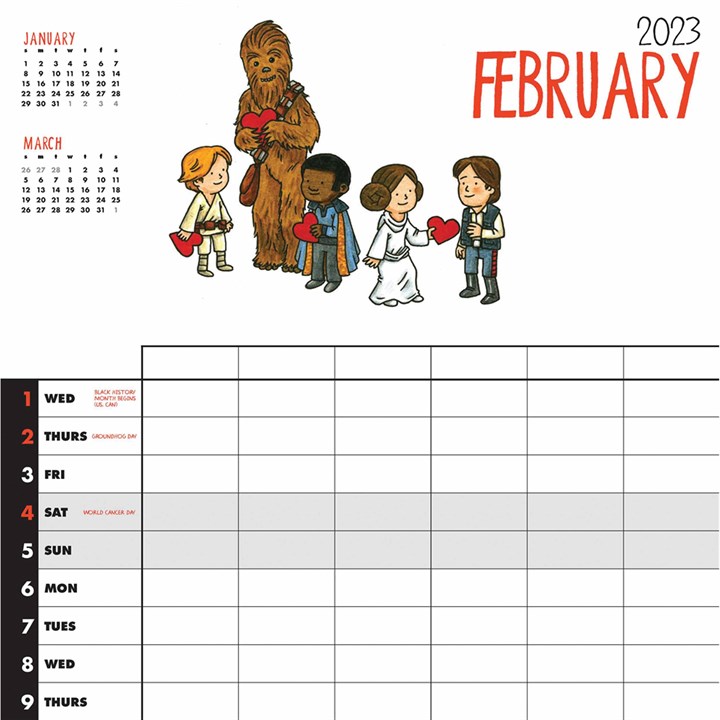 disney-star-wars-darth-vader-and-family-official-family-planner-2022-2023