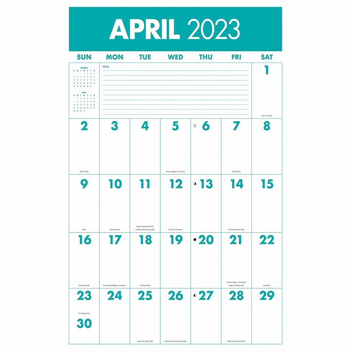 Mammoth Grid Super Deluxe Calendar 2023