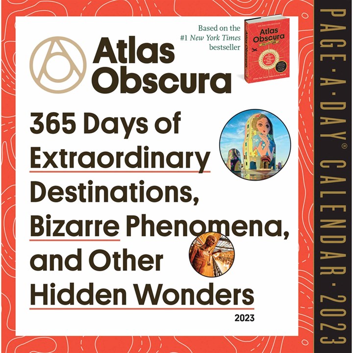 Atlas Obscura Desk Calendar 2023