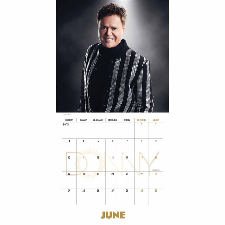 Donny Osmond Calendar 2024
