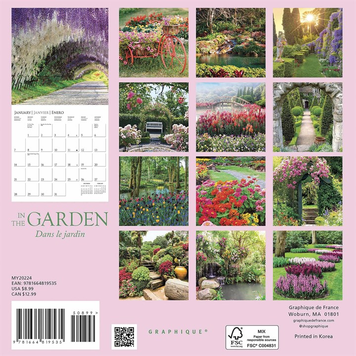In The Garden Mini Calendar 2024