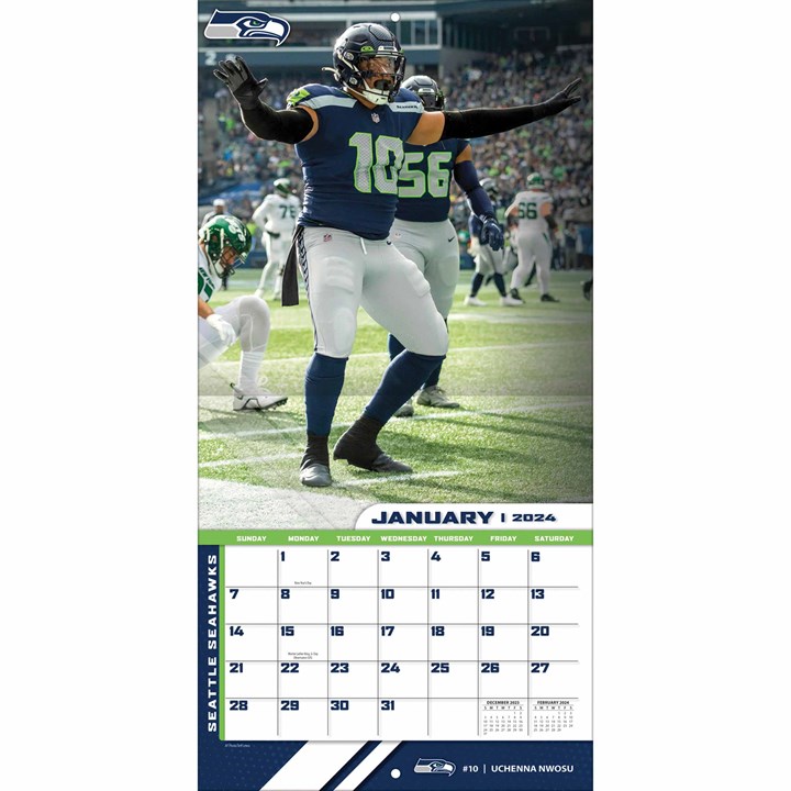 Seattle Seahawks NFL Calendar 2024