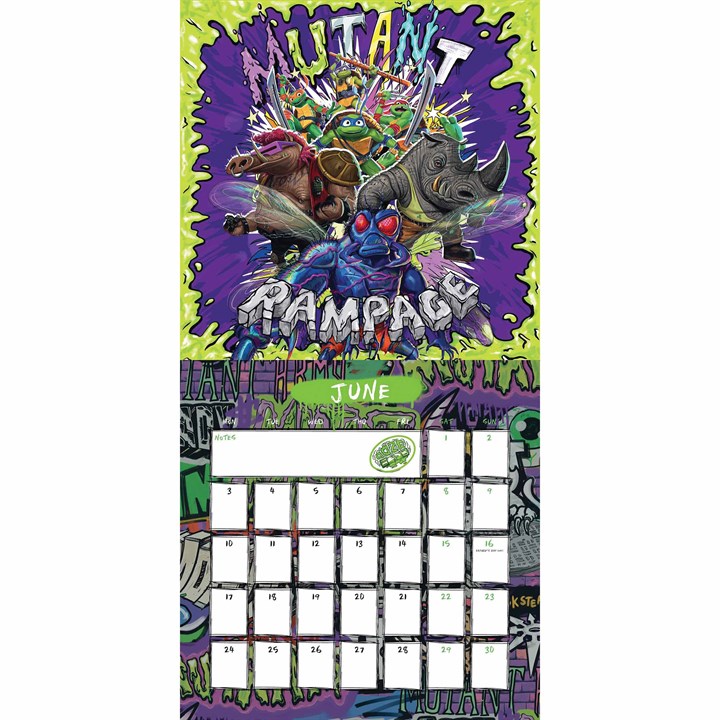 Teenage Mutant Ninja Turtles Calendar 2024