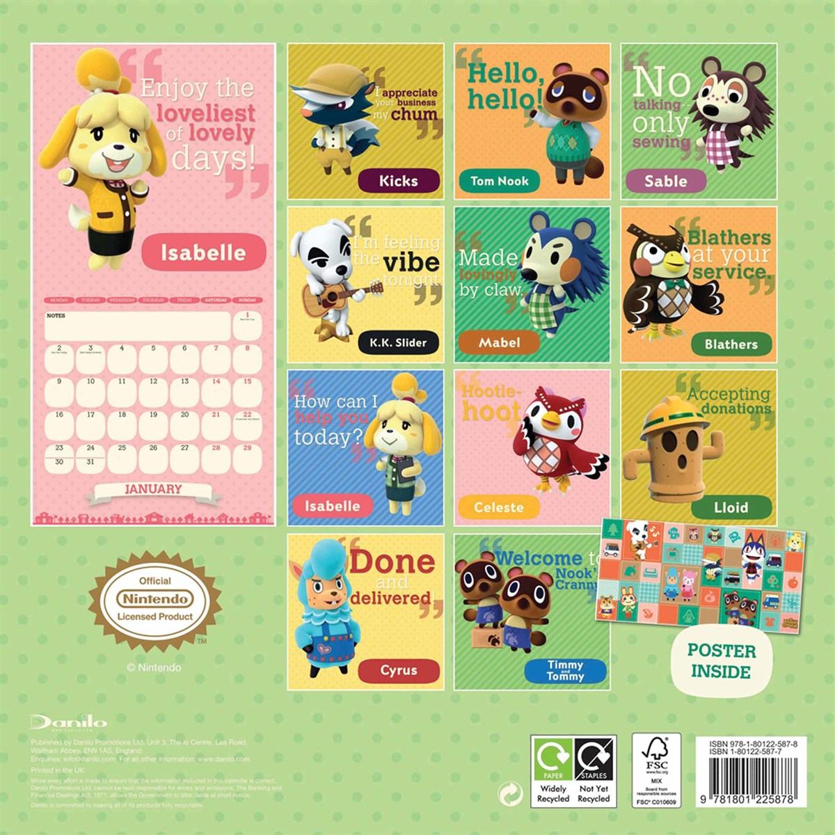 Animal Crossing Official Calendar 2023