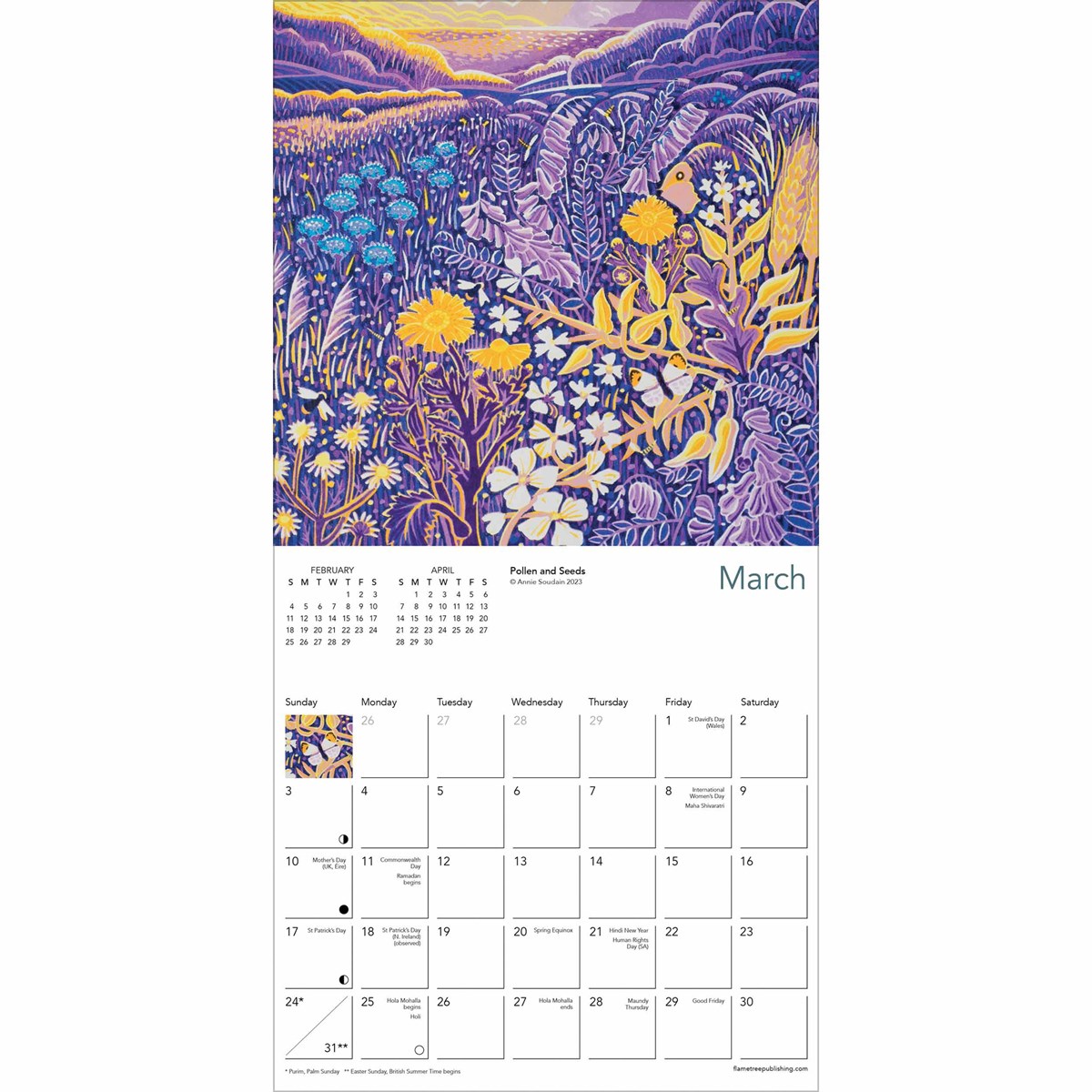 Annie Soudain Mini Calendar 2024