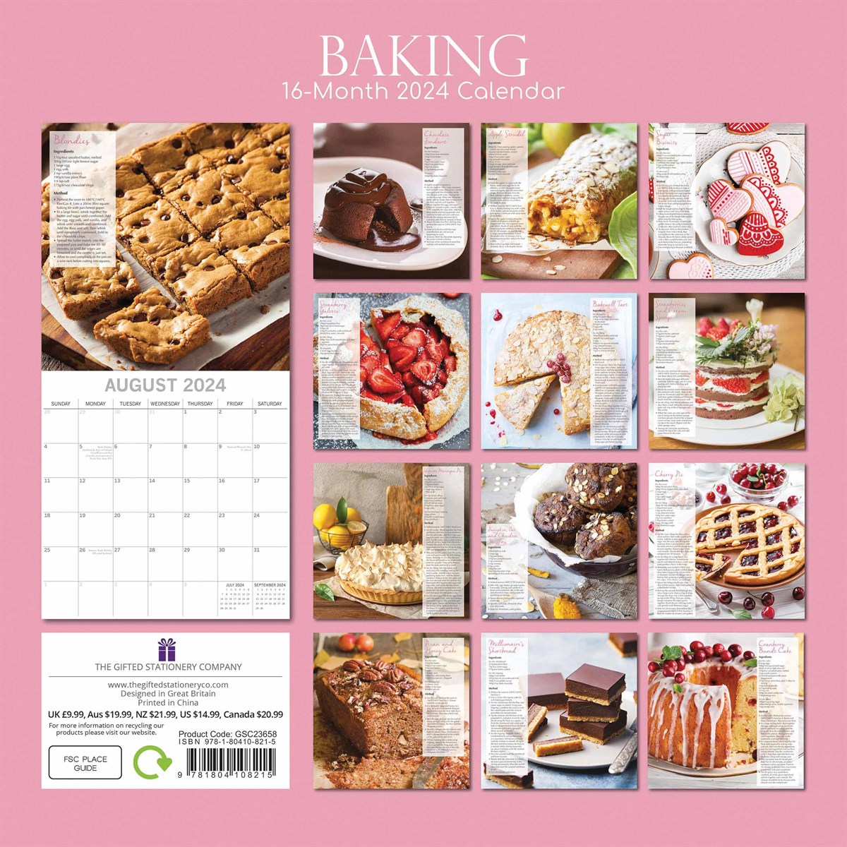 Baking Calendar 2024