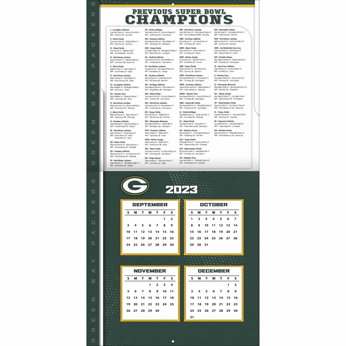 Packers 2022-23 17-Month Pocket Planner, 43% OFF