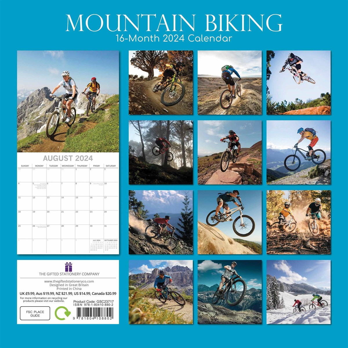 313973 Mountain Biking Calendar Back 