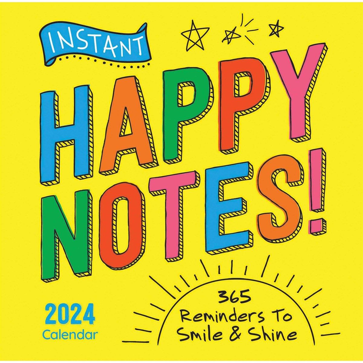 Instant Happy Notes Desk Calendar 2024