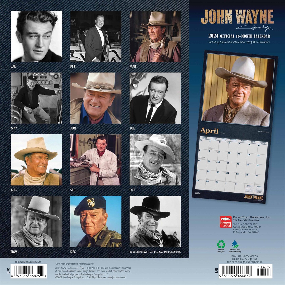 John Wayne Calendar 2024