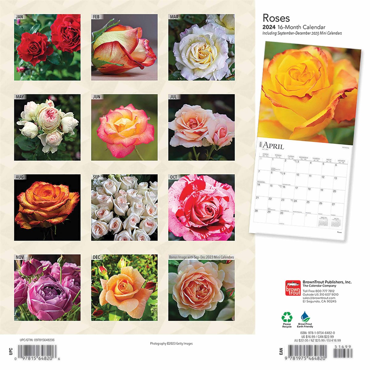 Roses Calendar 2024