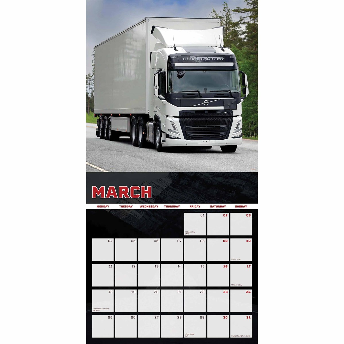 Trucking Calendar 2024