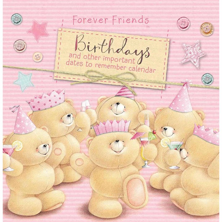 Forever Friends Birthday MIni Calendar