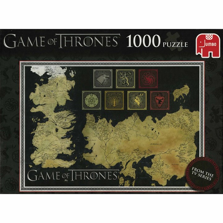 Game of Thrones, Map of the Known World Jigsaw