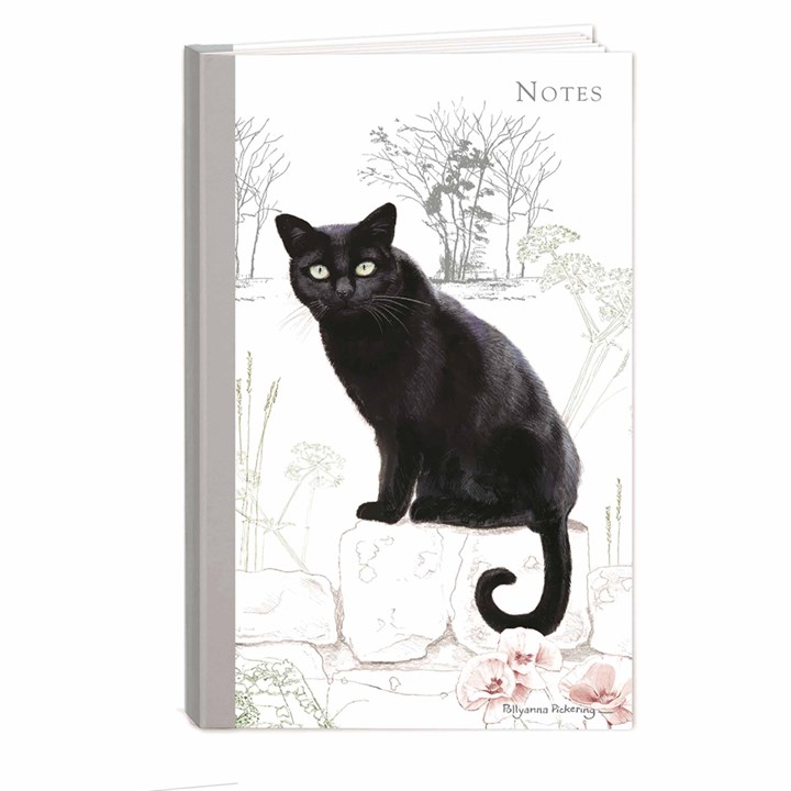 Pollyanna Pickering Black Cat A5 Notebook