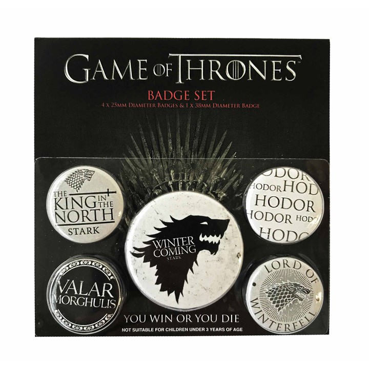 Game Of Thrones Badge Pack