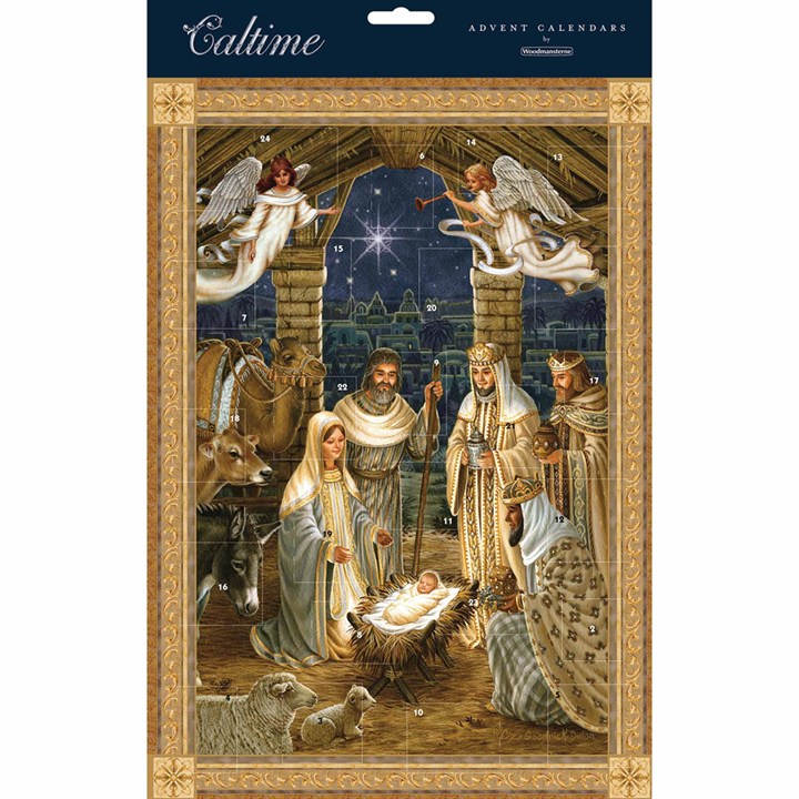 Nativity, Bible Text A3 Advent Calendar