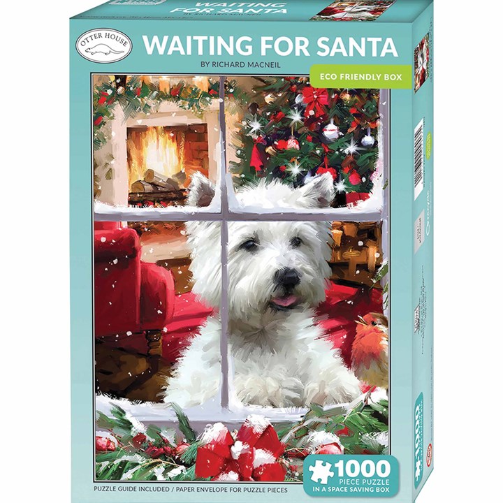 Waiting For Santa, Westie Jigsaw