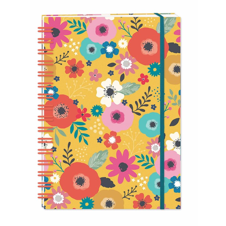 Bohemia, Floral A5 Notebook