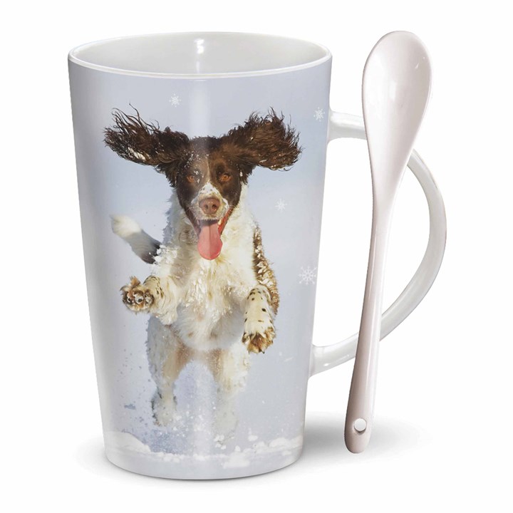 Dashing Springer Spaniel Hot Chocolate Latte Mug