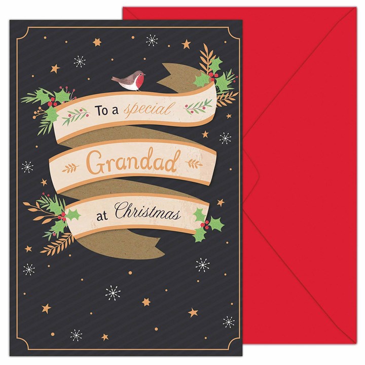 To A Special Grandad, Festive Christmas Card