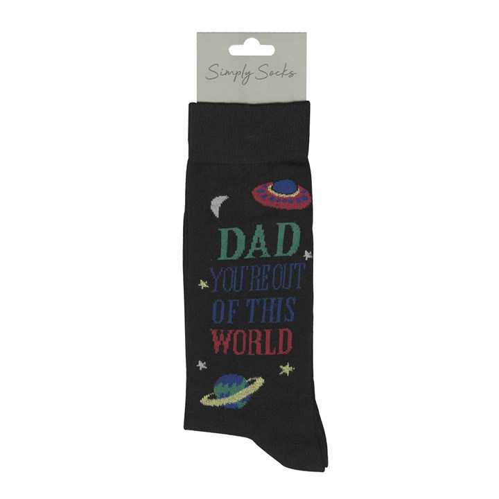 Image of Dad Space Socks - Size 7 - 11
