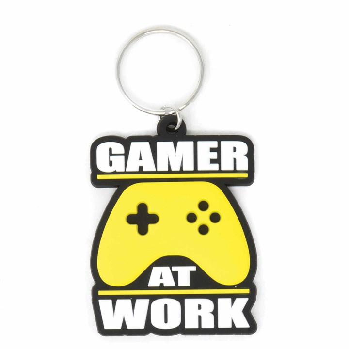 Gamer At Work Keyring