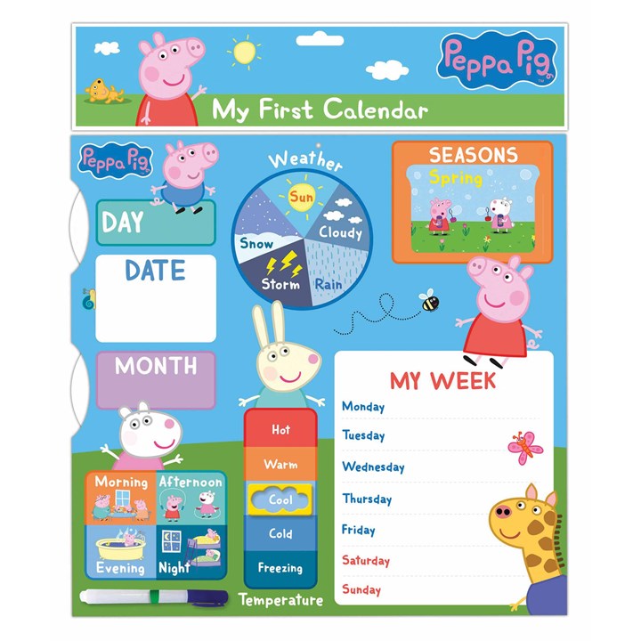 Peppa Pig Official My First Calendar