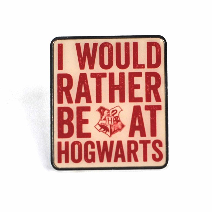 Harry Potter, Rather Be At Hogwarts Official Pin
