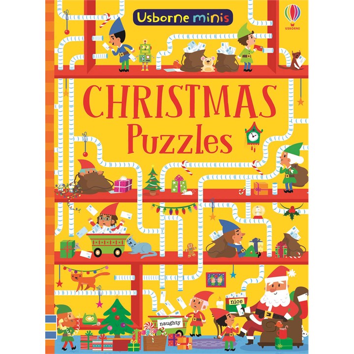 Usborne Mini, Christmas Puzzles Activity Book