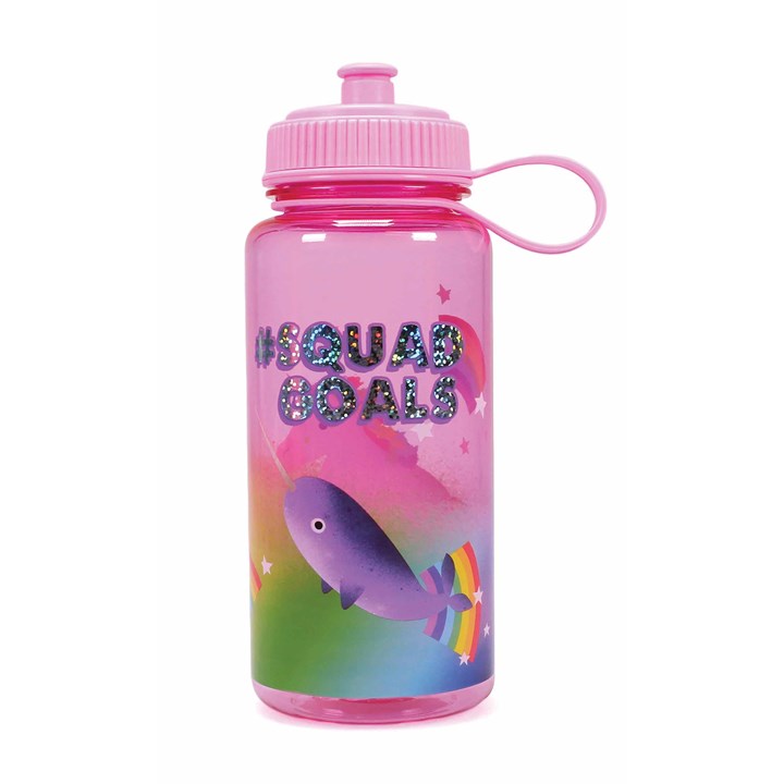 Squad Goals Rainbow Water Bottle