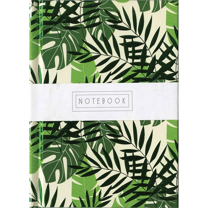 Tropical Leaves A6 Notebook