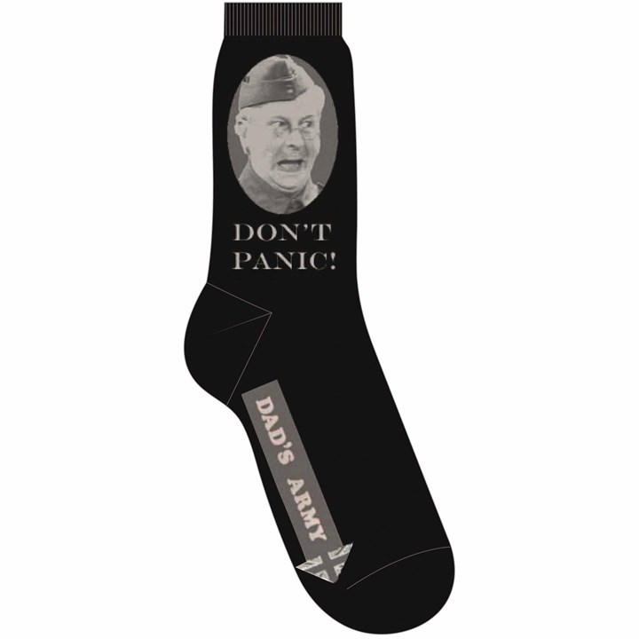 Don't Panic! Dad's Army Official Socks - Size 7 - 11