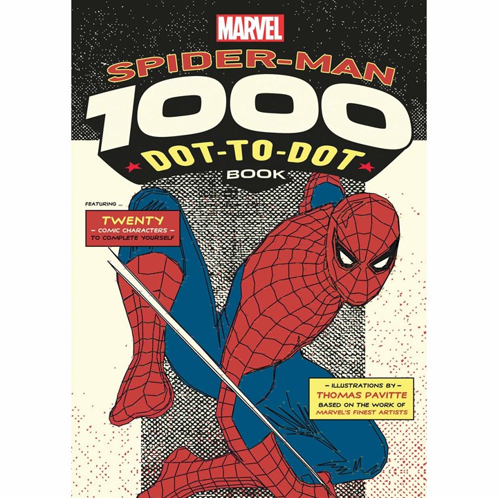 Disney Marvel, 1,000 Dot To Dot Spiderman Official Book